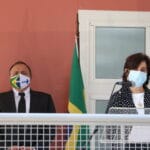 Miniatura: Eduardo Pazuello, ministro da Saúde, e Nísia Trindade Lima, presidente da Fiocruz, na inauguração da Unidade de Apoio ao Diagnóstico (Unadig) da Covid-19, no campus Fiocruz Manguinhos. Rio de Janeiro, 10 de agosto de 2020. Foto: Peter Ilicciev. Acervo CCS/Fiocruz.