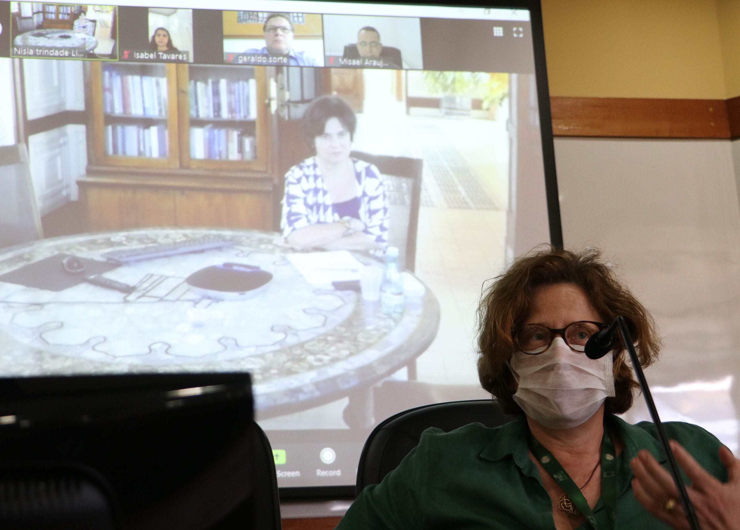 Imagem da galeria - Reunião com médicos do Instituto Nacional de Infectologia Evandro Chagas sobre o Centro Hospitalar Covid-19 da Fiocruz