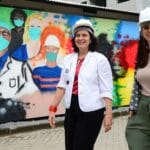 Miniatura: Nísia Trindade Lima, presidente da Fiocruz, e Priscila Ferraz, Vice- Diretora de Gestão e Mercado de Bio-Manguinhos durante visita às obras do Centro de Pesquisa, Inovação e Vigilância em Covid-19 e Emergências Sanitárias. Rio de Janeiro, 16 de maio de 2022. Foto: Peter Ilicciev. Acervo CCS/Fiocruz.