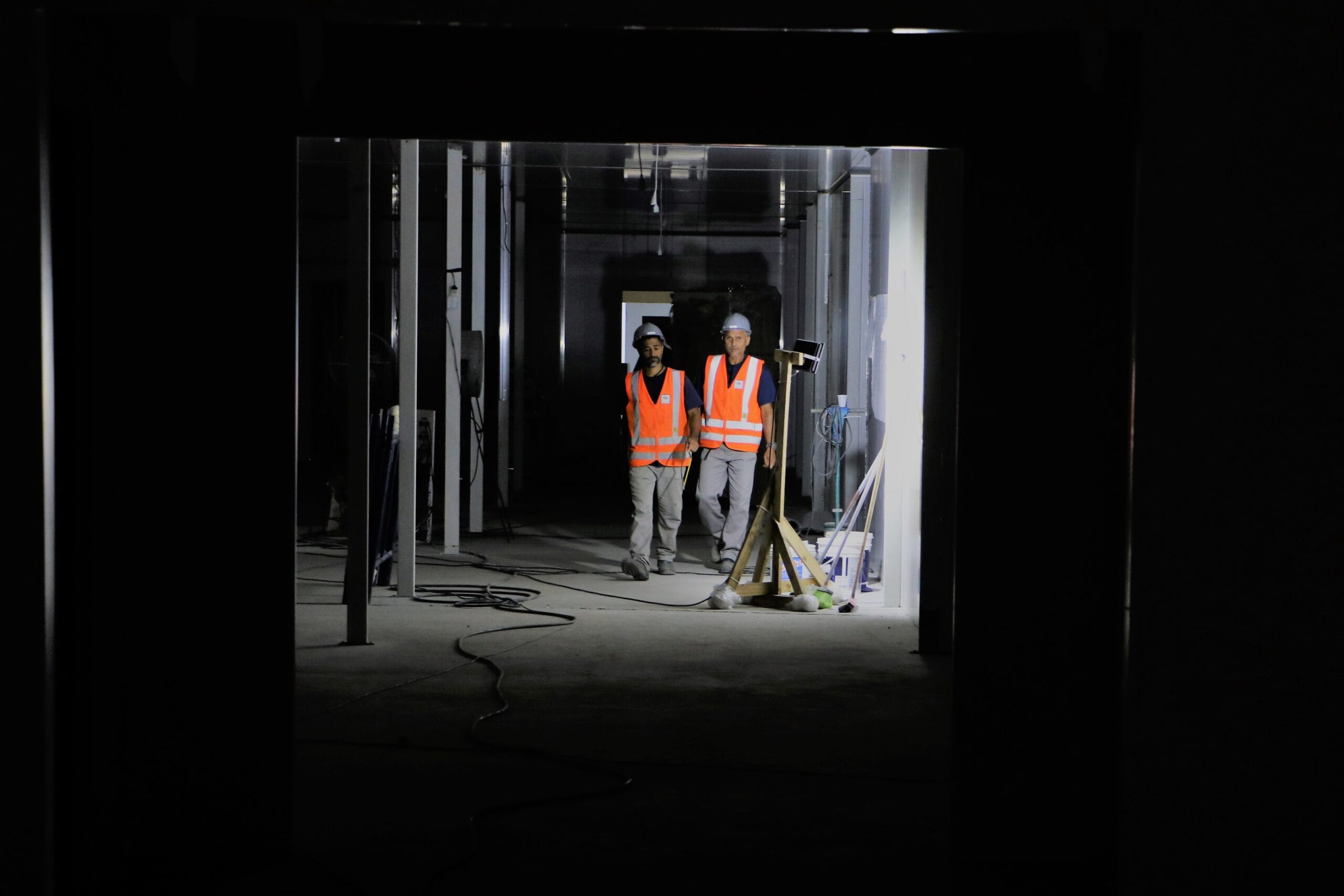 Construção em andamento do Centro Hospitalar Covid-19 da Fiocruz. Rio de Janeiro (RJ), 15 abr. 2020. Foto: Foto: Peter Ilicciev/CCS/Fiocruz.