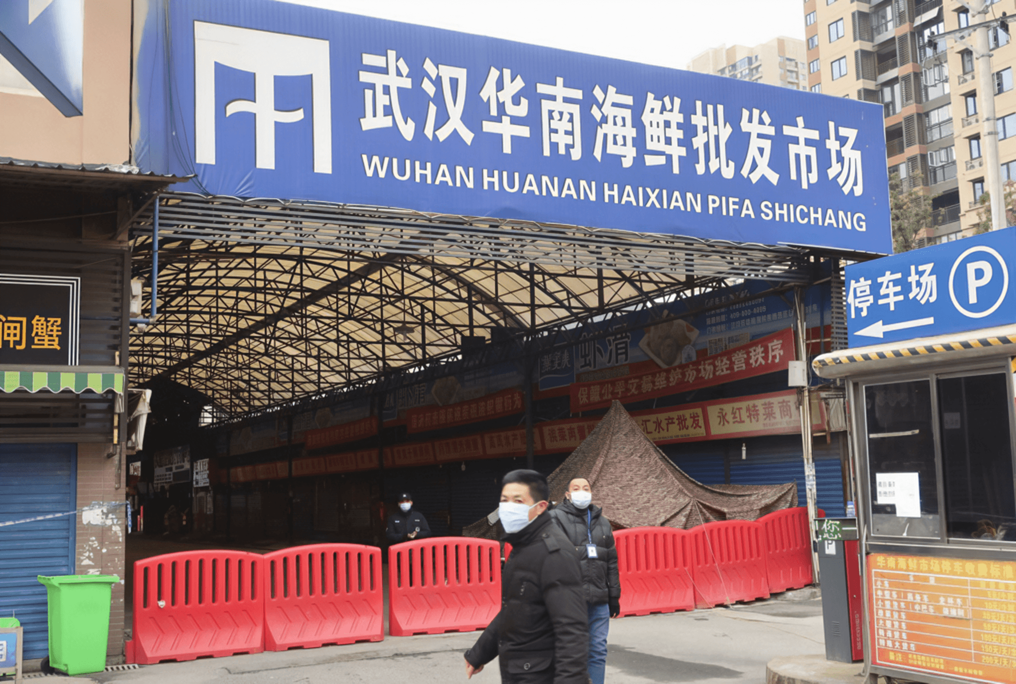 Mercado de frutos do mar de Wuhan, suspeito de ser a origem da doença, é fechado