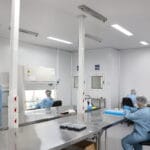 Miniatura: Unidade de Apoio ao Diagnóstico (Unadig) da Covid-19 localizada no campus de Manguinhos da Fiocruz. Foto: Peter Illiciev. Rio de Janeiro, 2020. Acervo CCS/Fiocruz.