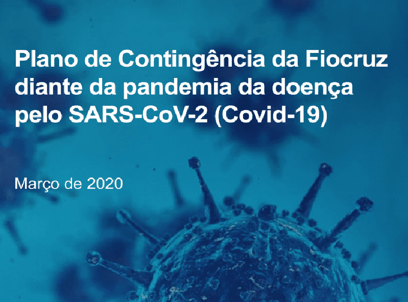 Fiocruz publica Plano de Contingência frente à pandemia