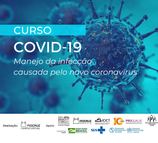 Fiocruz lança primeiro curso sobre manejo clínico da Covid-19
