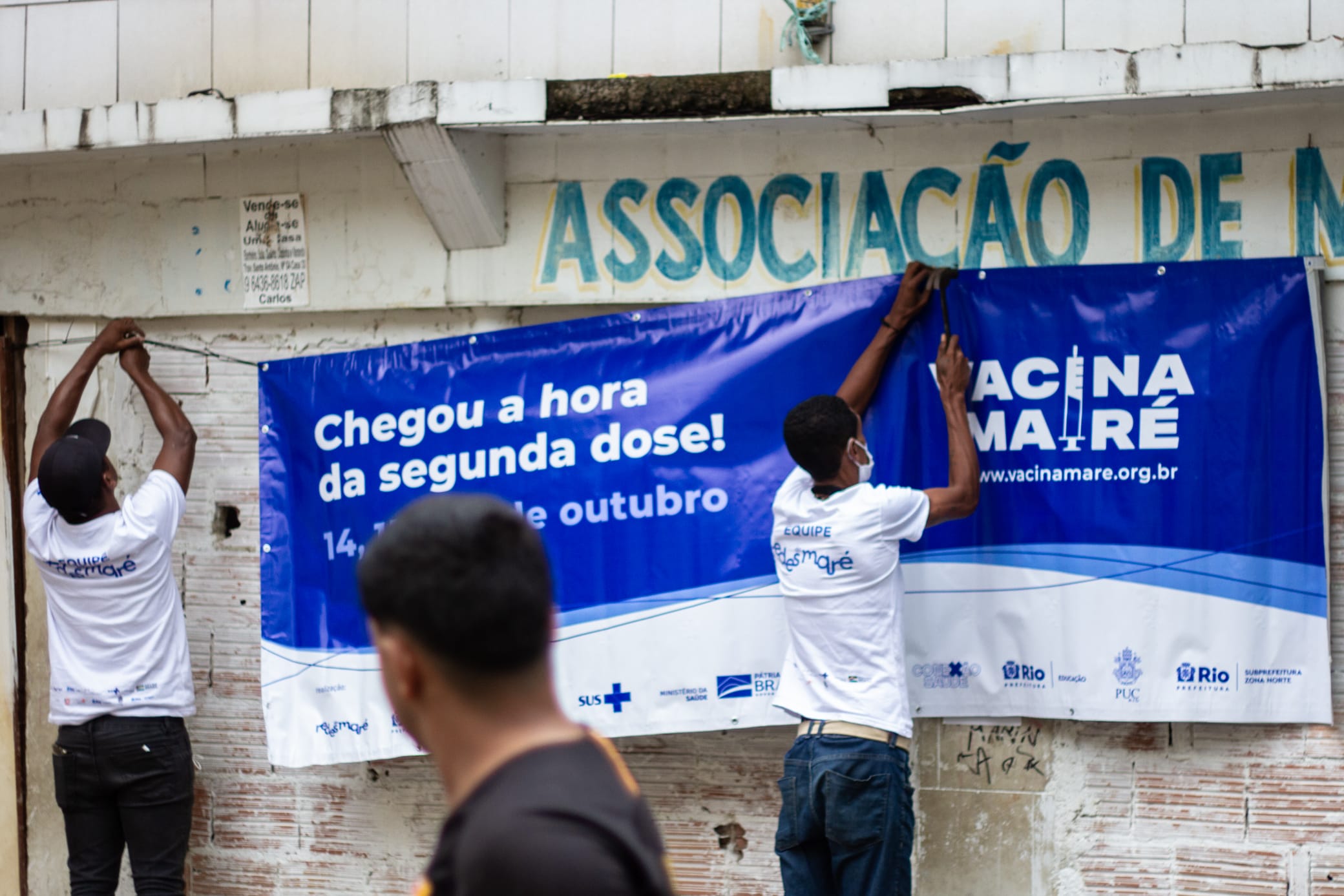 Segunda fase da campanha Vacina Maré mobiliza moradores