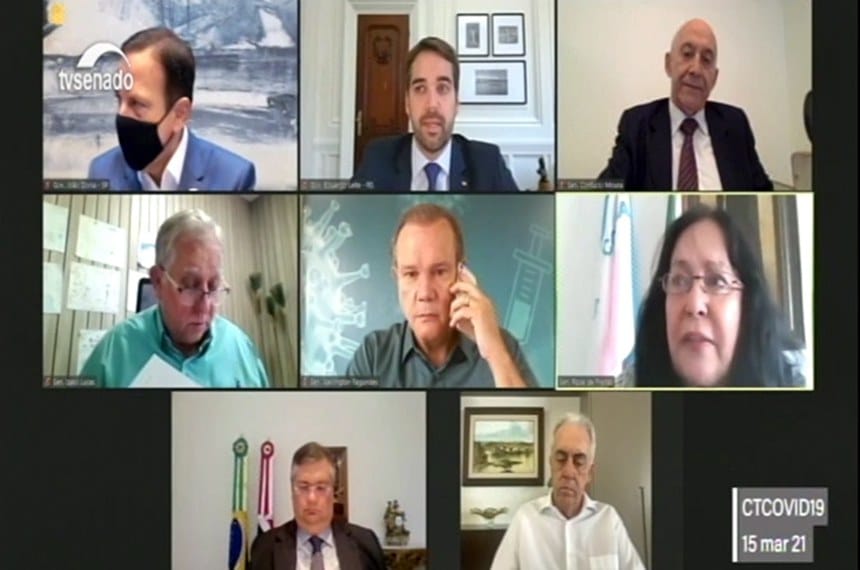 Governadores pressionam governo federal por entrega de vacinas