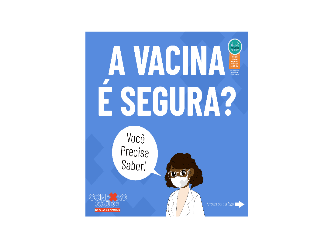 Campanha "Se liga no Corona!" divulga materiais sobre vacinação