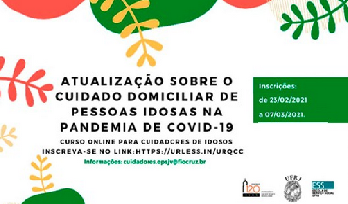 Fiocruz lança curso sobre cuidado de pessoas idosas na pandemia